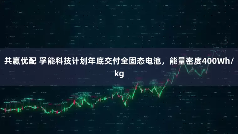 共赢优配 孚能科技计划年底交付全固态电池，能量密度400Wh/kg